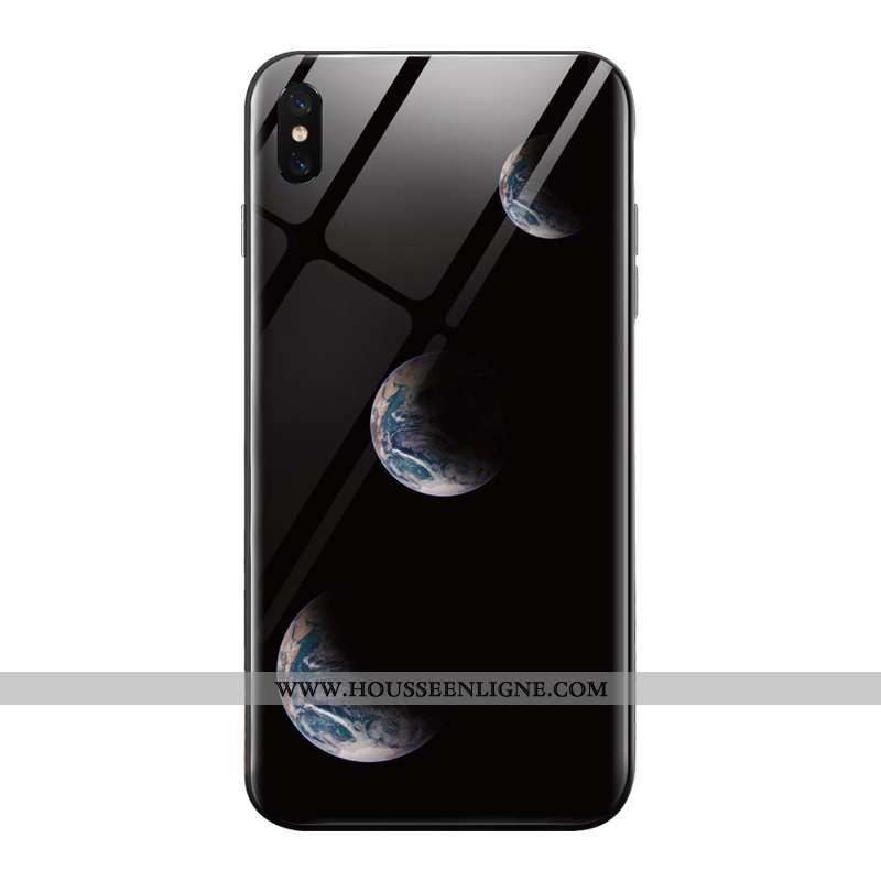 Housse Xiaomi Mi 8 Pro Créatif Ultra Net Rouge Petit Miroir Protection Noir