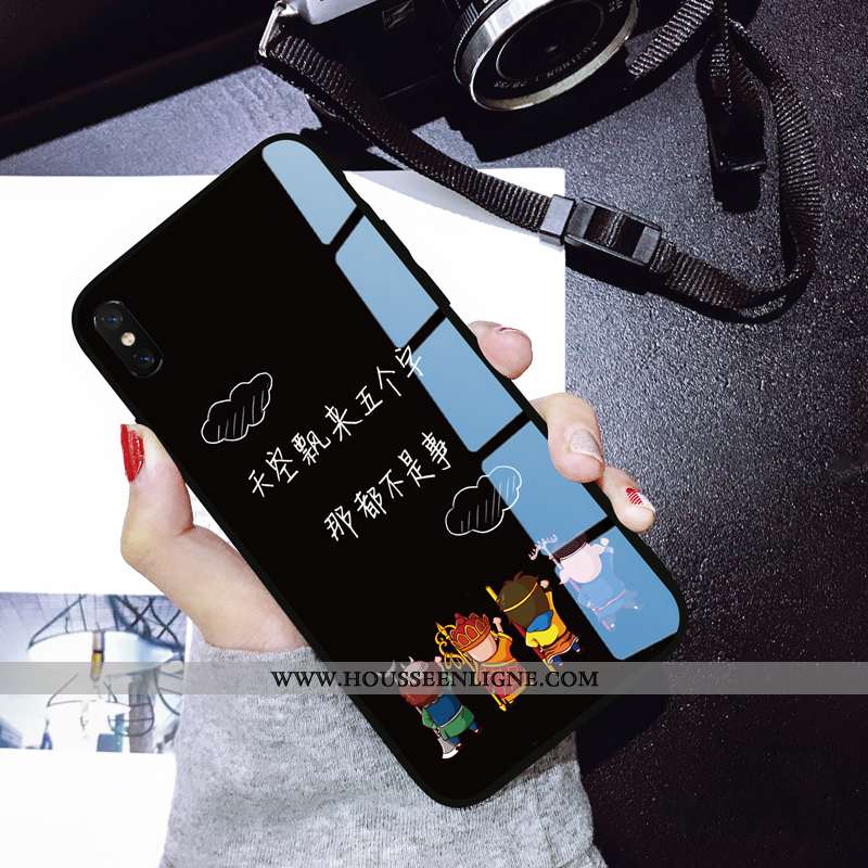 Housse Xiaomi Mi 8 Pro Créatif Ultra Net Rouge Petit Miroir Protection Noir
