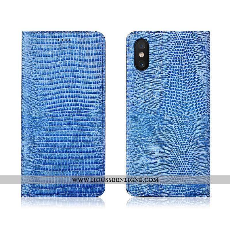 Housse Xiaomi Mi 8 Pro Modèle Fleurie Fluide Doux Jeunesse Étui Cuir Véritable Protection Incassable