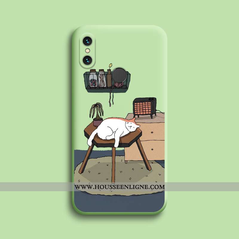 Housse Xiaomi Mi 8 Pro Silicone Protection Dessin Animé Jeunesse Étui Personnalité Coque Rouge