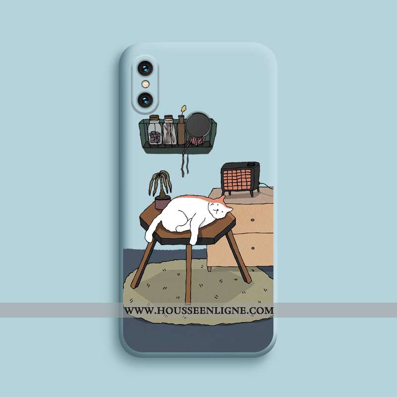 Housse Xiaomi Mi 8 Pro Silicone Protection Dessin Animé Jeunesse Étui Personnalité Coque Rouge