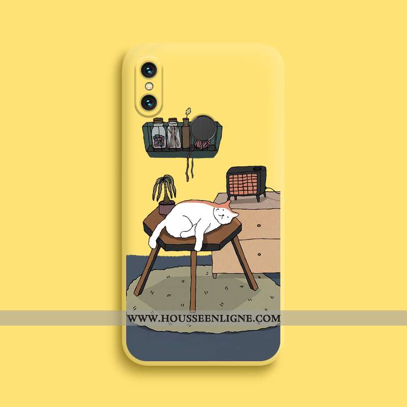 Housse Xiaomi Mi 8 Pro Silicone Protection Dessin Animé Jeunesse Étui Personnalité Coque Rouge
