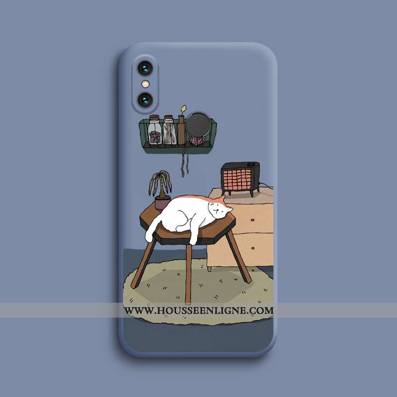 Housse Xiaomi Mi 8 Pro Silicone Protection Dessin Animé Jeunesse Étui Personnalité Coque Rouge