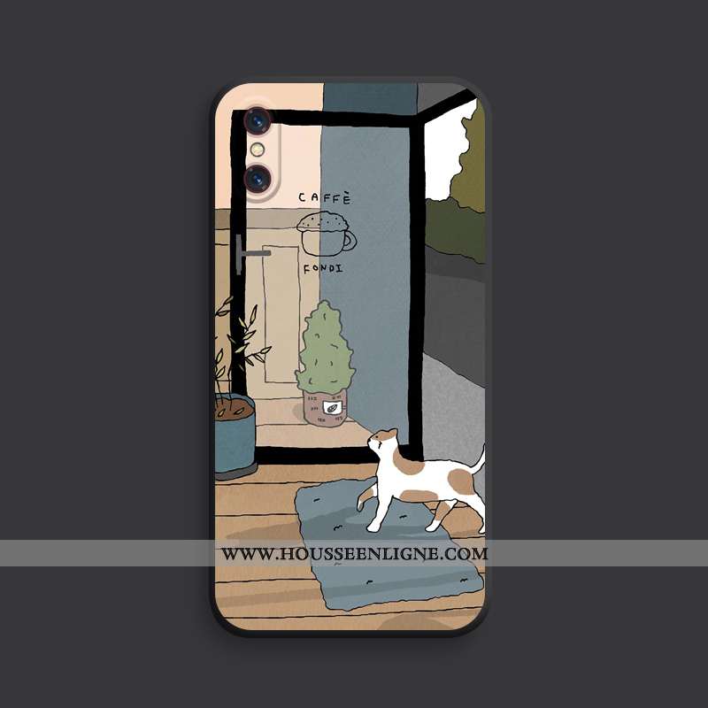 Housse Xiaomi Mi 8 Pro Silicone Protection Dessin Animé Jeunesse Étui Personnalité Coque Rouge