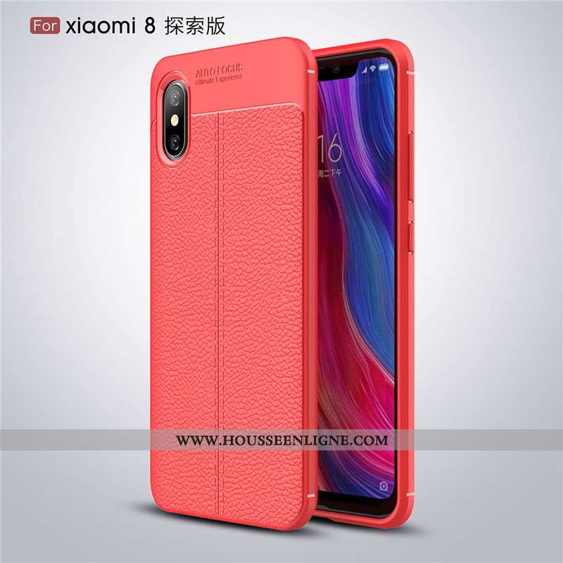 Housse Xiaomi Mi 8 Pro Ultra Tendance Tout Compris Business Jeunesse Protection Incassable Noir