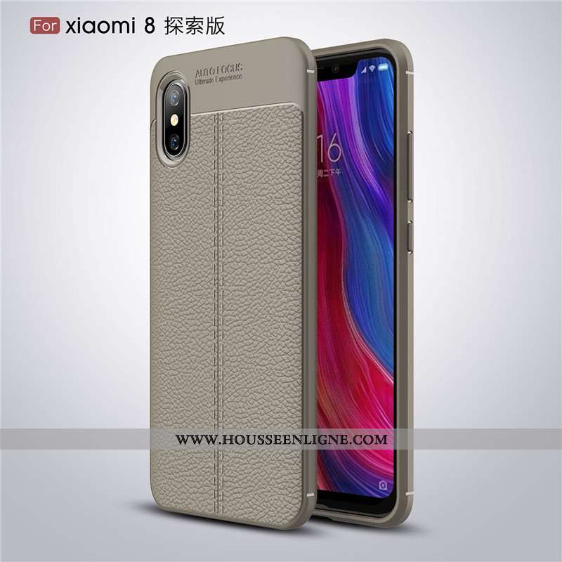 Housse Xiaomi Mi 8 Pro Ultra Tendance Tout Compris Business Jeunesse Protection Incassable Noir