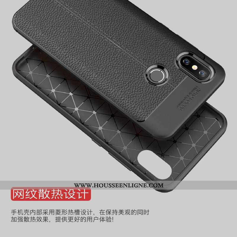 Housse Xiaomi Mi 8 Pro Ultra Tendance Tout Compris Business Jeunesse Protection Incassable Noir