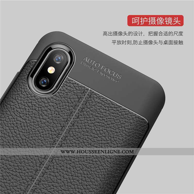 Housse Xiaomi Mi 8 Pro Ultra Tendance Tout Compris Business Jeunesse Protection Incassable Noir