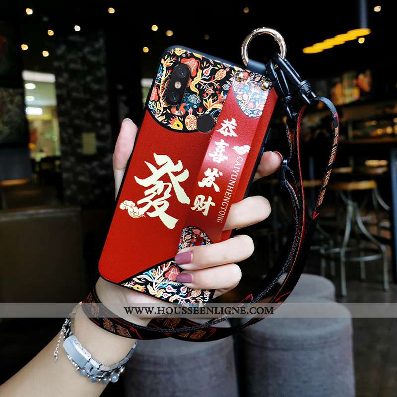Housse Xiaomi Mi 8 Pro Vintage Tendance Téléphone Portable Ornements Suspendus Petit Coque Modèle Fl