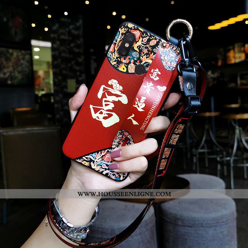 Housse Xiaomi Mi 8 Pro Vintage Tendance Téléphone Portable Ornements Suspendus Petit Coque Modèle Fl