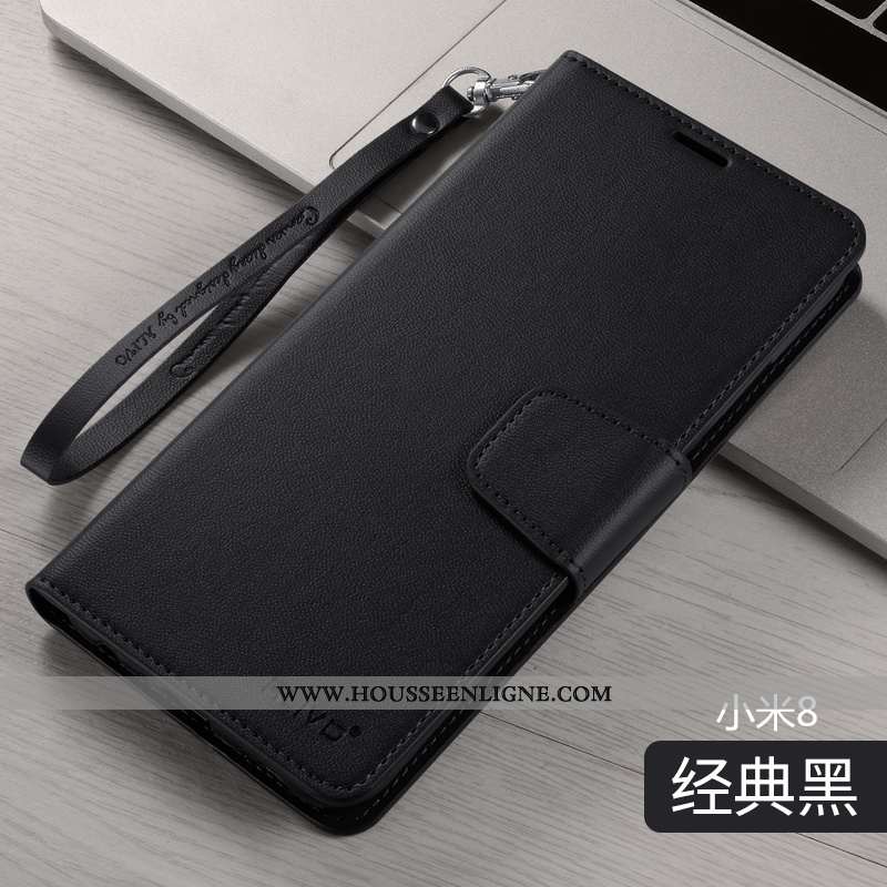Housse Xiaomi Mi 8 Silicone Protection Incassable Coque Cuir Tout Compris Violet