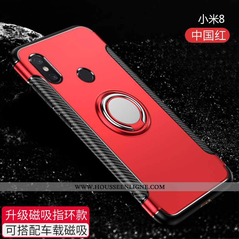Housse Xiaomi Mi 8 Silicone Protection Personnalité Ultra Légère Jeunesse Petit Noir