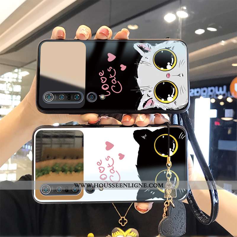 Housse Xiaomi Mi 9 Charmant Tendance Dessin Animé Chat Protection Noir Frais