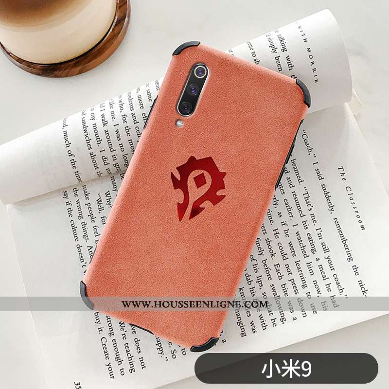 Housse Xiaomi Mi 9 Cuir Silicone Transparent Incassable Peluche Personnalité Gris