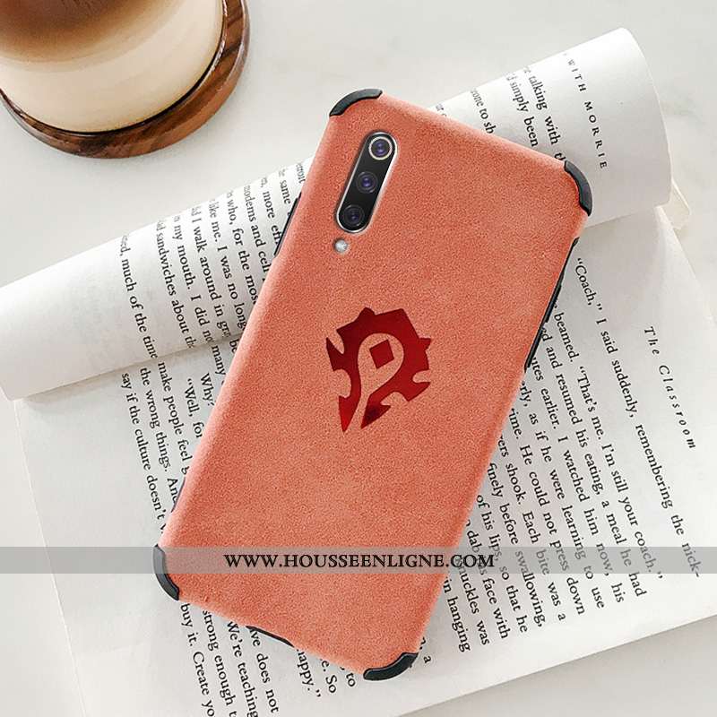 Housse Xiaomi Mi 9 Cuir Silicone Transparent Incassable Peluche Personnalité Gris