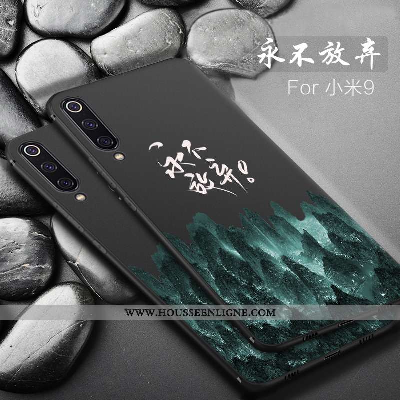 Housse Xiaomi Mi 9 Fluide Doux Silicone Créatif Protection Petit Personnalité Téléphone Portable Noi