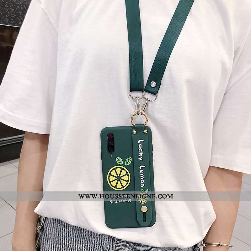 Housse Xiaomi Mi 9 Fluide Doux Silicone Tout Compris Vent Petit Vert Téléphone Portable Verte