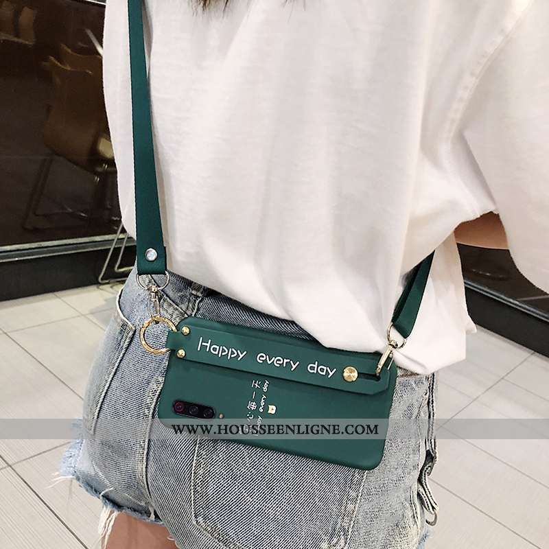 Housse Xiaomi Mi 9 Fluide Doux Silicone Tout Compris Vent Petit Vert Téléphone Portable Verte