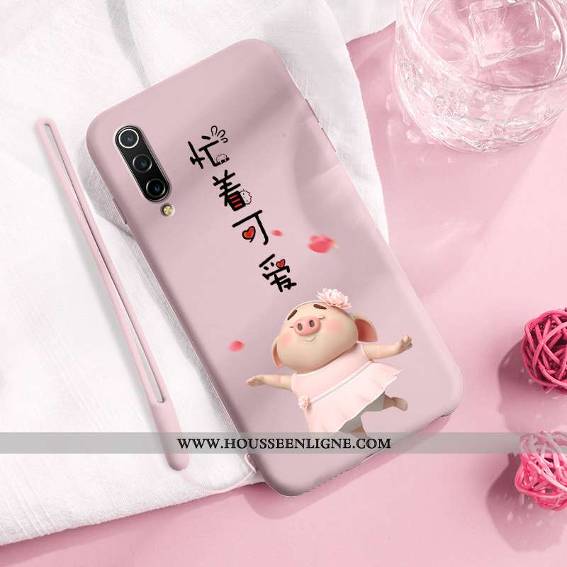 Housse Xiaomi Mi 9 Lite Charmant Ultra Silicone Créatif Net Rouge Personnalité Légère Jaune