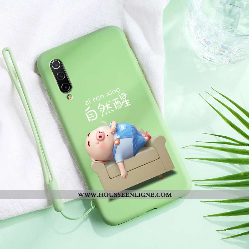 Housse Xiaomi Mi 9 Lite Charmant Ultra Silicone Créatif Net Rouge Personnalité Légère Jaune