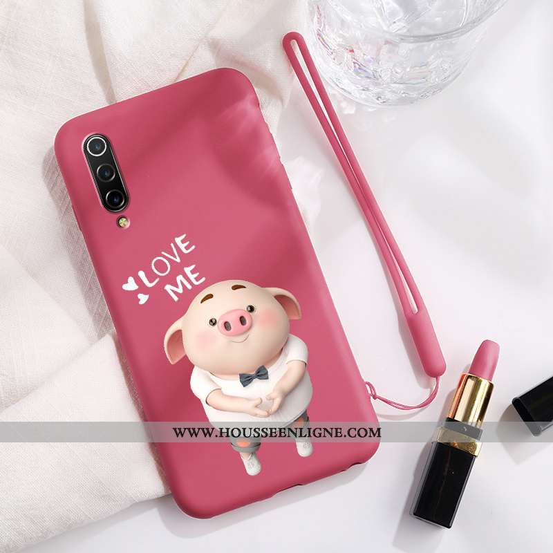 Housse Xiaomi Mi 9 Lite Charmant Ultra Silicone Créatif Net Rouge Personnalité Légère Jaune
