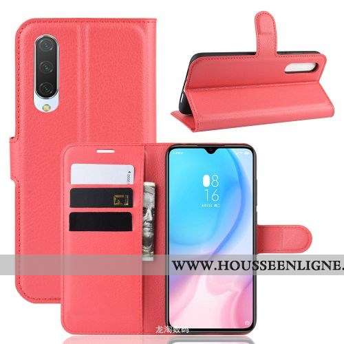 Housse Xiaomi Mi 9 Lite Cuir Portefeuille Modèle Petit Étui Jours Téléphone Portable Verte