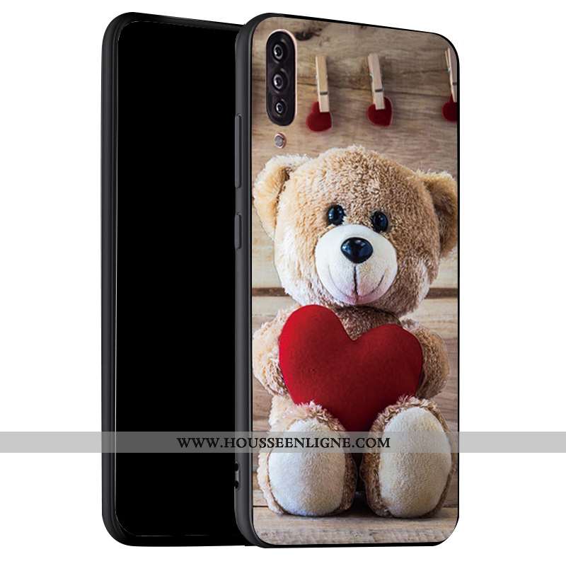 Housse Xiaomi Mi 9 Lite Dessin Animé Fluide Doux Silicone Net Rouge Téléphone Portable Mode Étui Noi