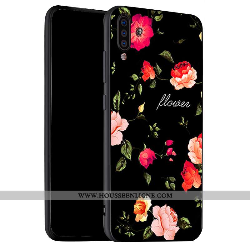 Housse Xiaomi Mi 9 Lite Dessin Animé Fluide Doux Silicone Net Rouge Téléphone Portable Mode Étui Noi