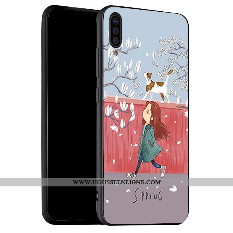 Housse Xiaomi Mi 9 Lite Dessin Animé Fluide Doux Silicone Net Rouge Téléphone Portable Mode Étui Noi