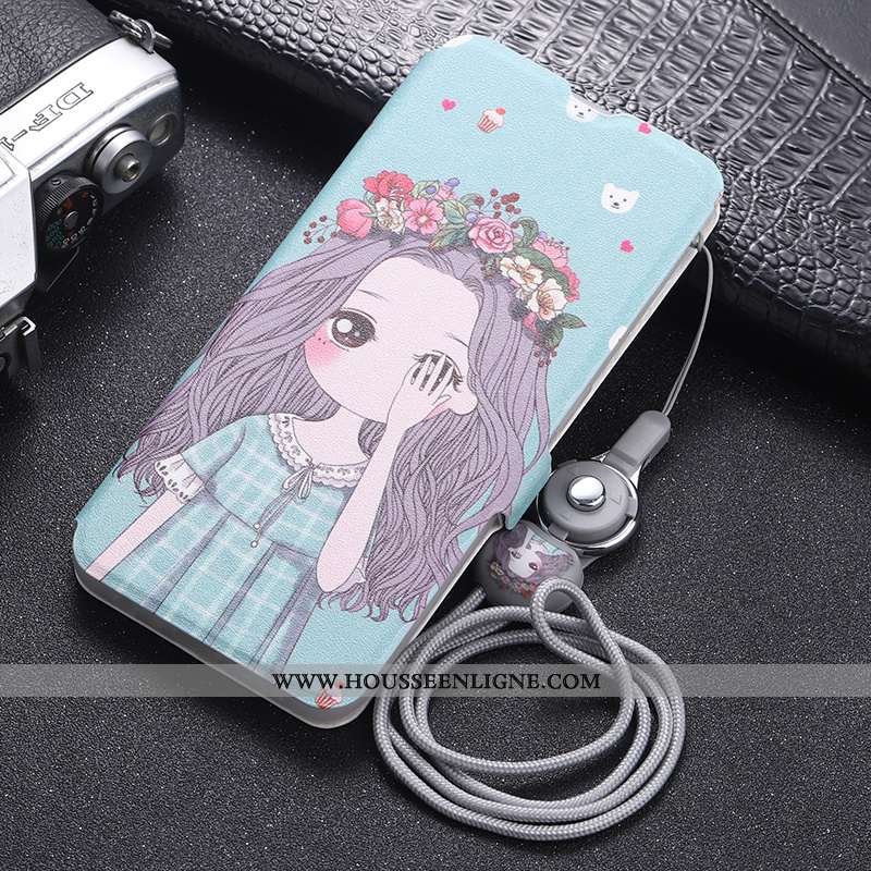 Housse Xiaomi Mi 9 Lite Fluide Doux Protection Téléphone Portable Cuir Incassable Rose Dessin Animé