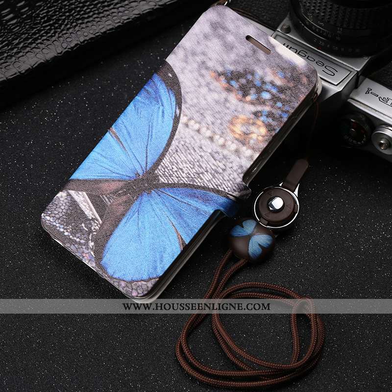 Housse Xiaomi Mi 9 Lite Fluide Doux Protection Téléphone Portable Cuir Incassable Rose Dessin Animé