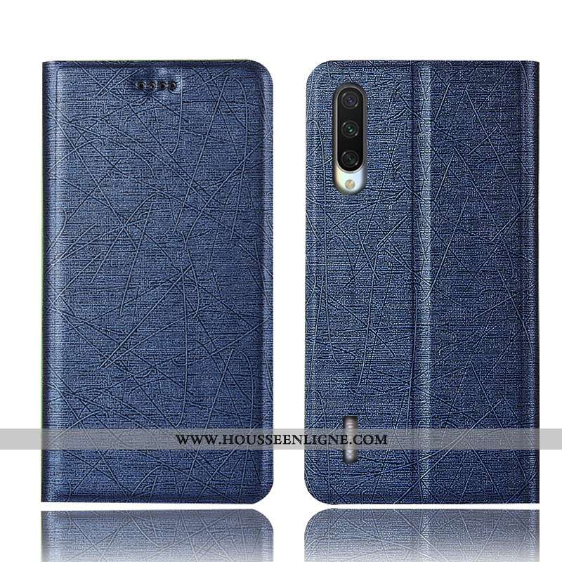 Housse Xiaomi Mi 9 Lite Protection Cuir Téléphone Portable Jeunesse Étui Incassable Soie Doré