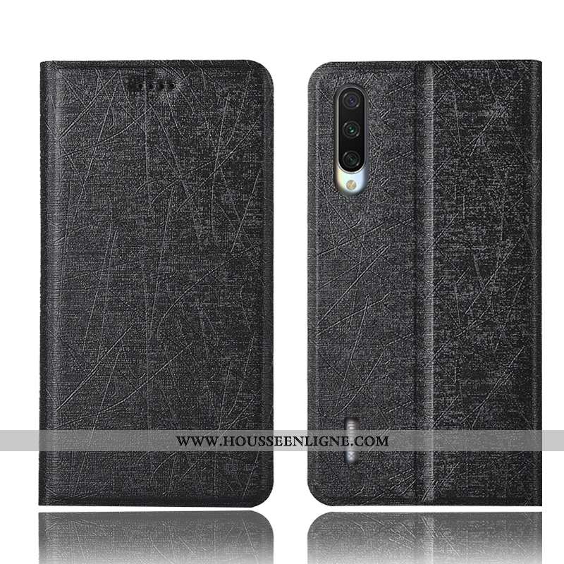 Housse Xiaomi Mi 9 Lite Protection Cuir Téléphone Portable Jeunesse Étui Incassable Soie Doré