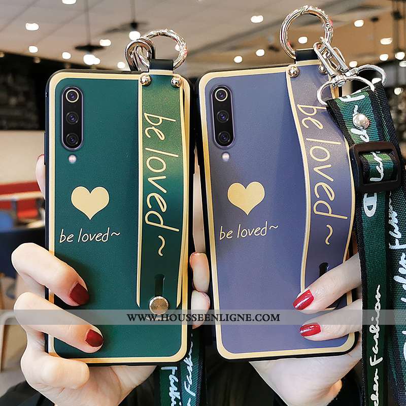 Housse Xiaomi Mi 9 Modèle Fleurie Fluide Doux Téléphone Portable Amour Tout Compris Jeunesse Étui Ve