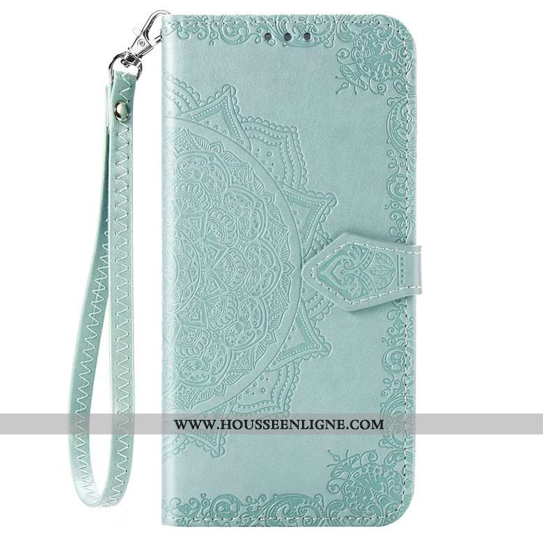 Housse Xiaomi Mi 9 Protection Cuir Petit Clamshell Silicone Vert Étui Verte