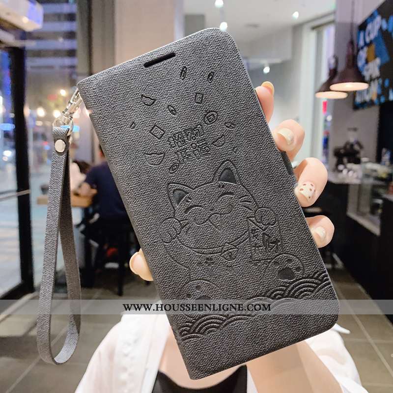 Housse Xiaomi Mi 9 Protection Ornements Suspendus Étui Silicone Richesse Chat Incassable Marron