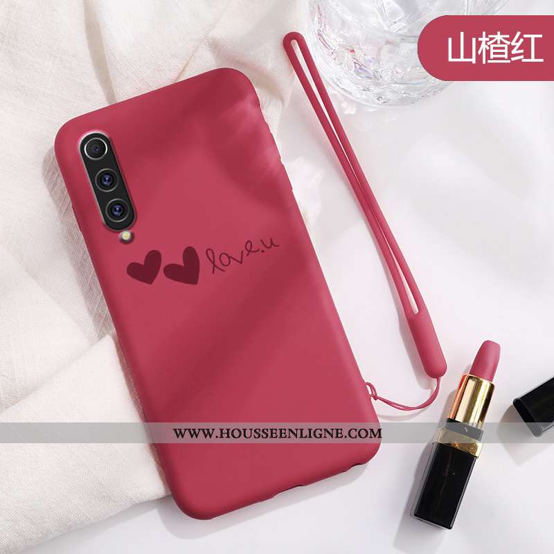 Housse Xiaomi Mi 9 Se Charmant Ultra Fluide Doux Protection Coque Amour Légère Noir