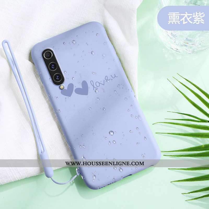 Housse Xiaomi Mi 9 Se Charmant Ultra Fluide Doux Protection Coque Amour Légère Noir