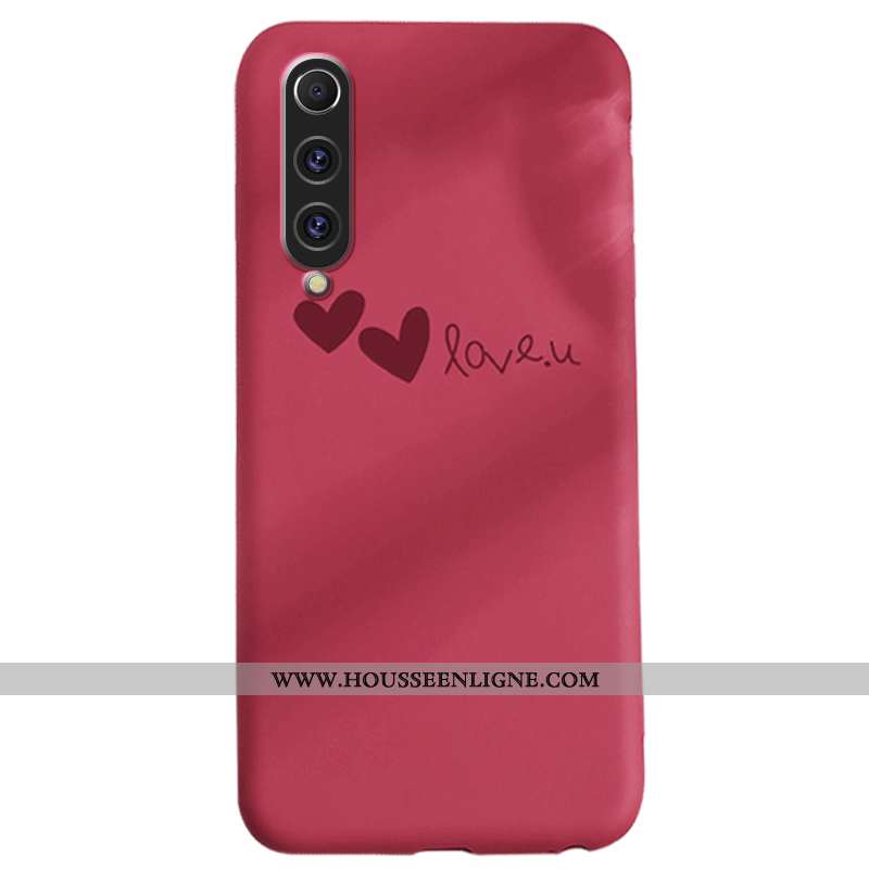 Housse Xiaomi Mi 9 Se Charmant Ultra Fluide Doux Protection Coque Amour Légère Noir