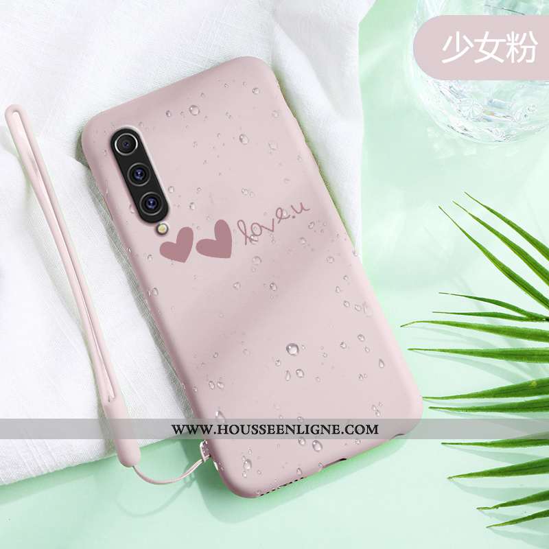 Housse Xiaomi Mi 9 Se Charmant Ultra Fluide Doux Protection Coque Amour Légère Noir