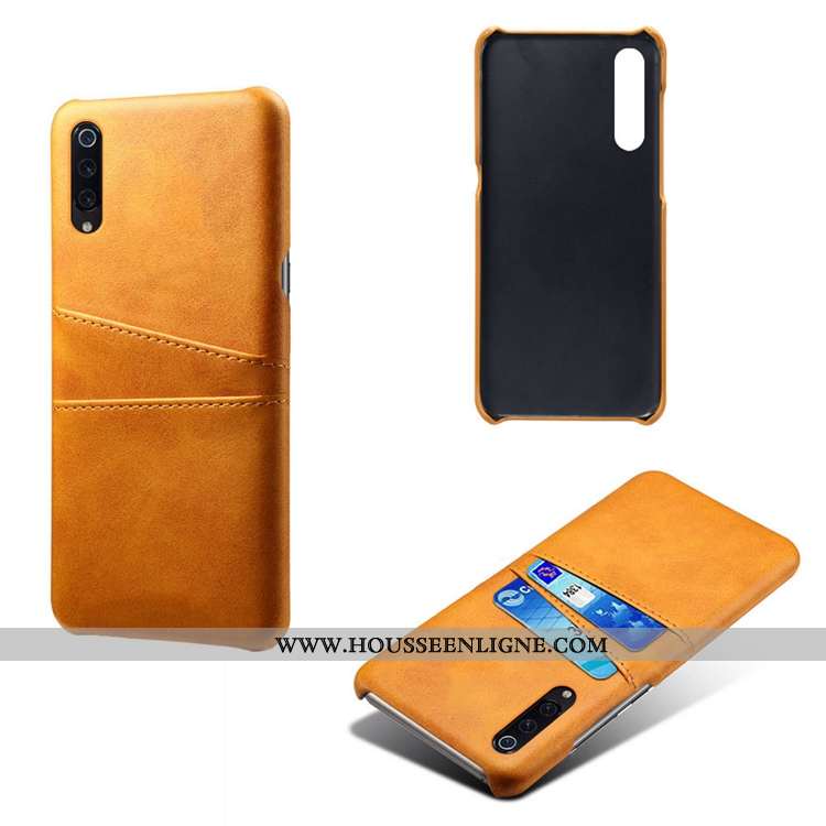 Housse Xiaomi Mi 9 Se Créatif Cuir Incassable Carte Bleu Marin Petit Personnalité Bleu Foncé