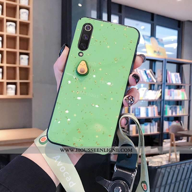 Housse Xiaomi Mi 9 Se Fluide Doux Silicone Téléphone Portable Rose Simple Incassable Modèle