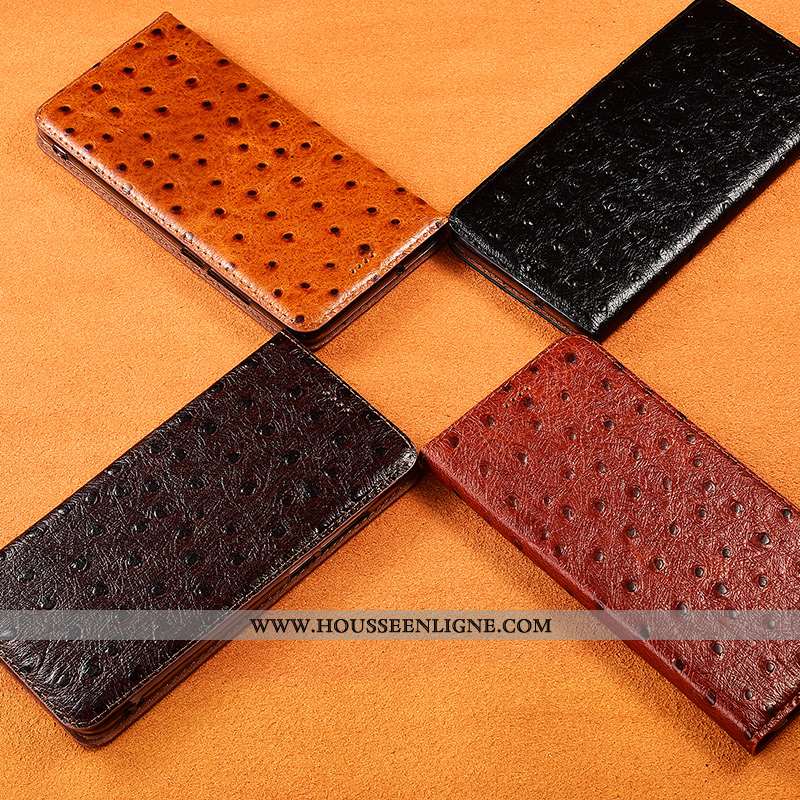 Housse Xiaomi Mi 9 Se Modèle Fleurie Fluide Doux Incassable Protection Modèle Cuir Véritable Noir