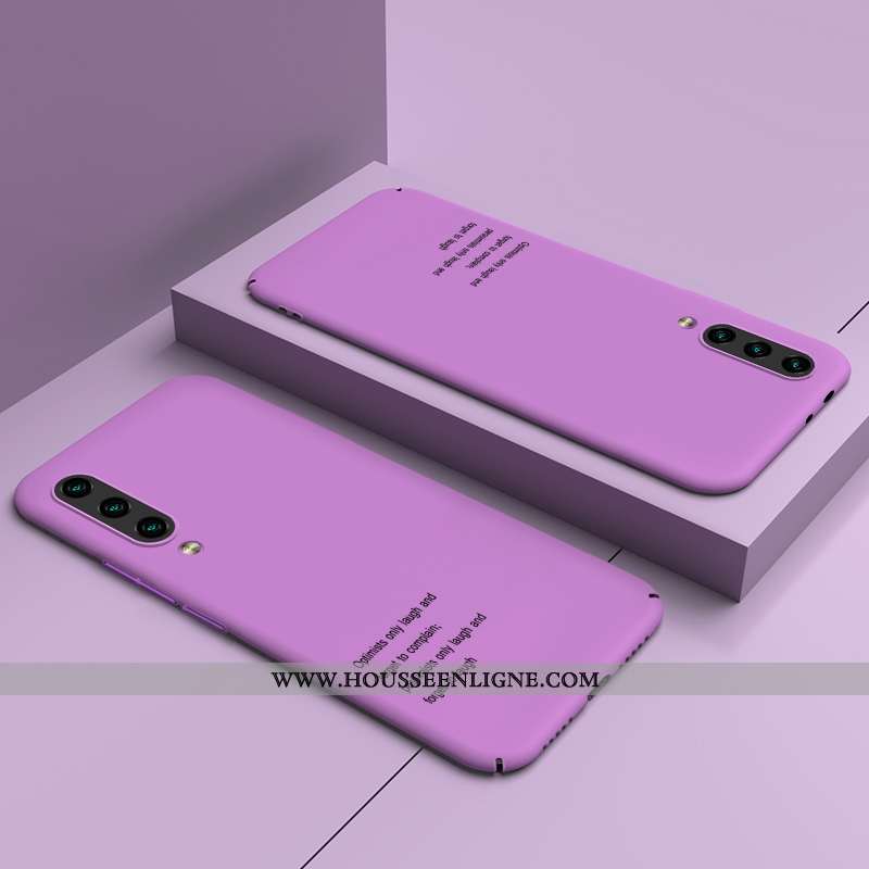 Housse Xiaomi Mi 9 Se Protection Délavé En Daim Petit Bleu Difficile Légère Simple