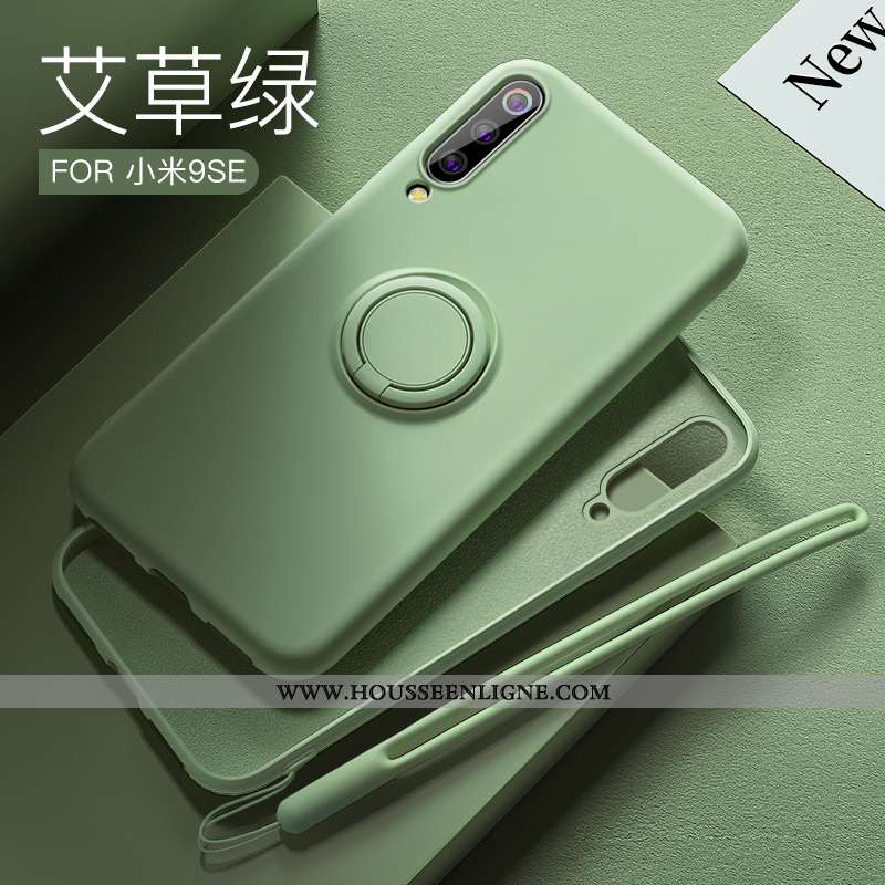 Housse Xiaomi Mi 9 Se Silicone Ornements Suspendus Tout Compris Amoureux Vert Coque Téléphone Portab
