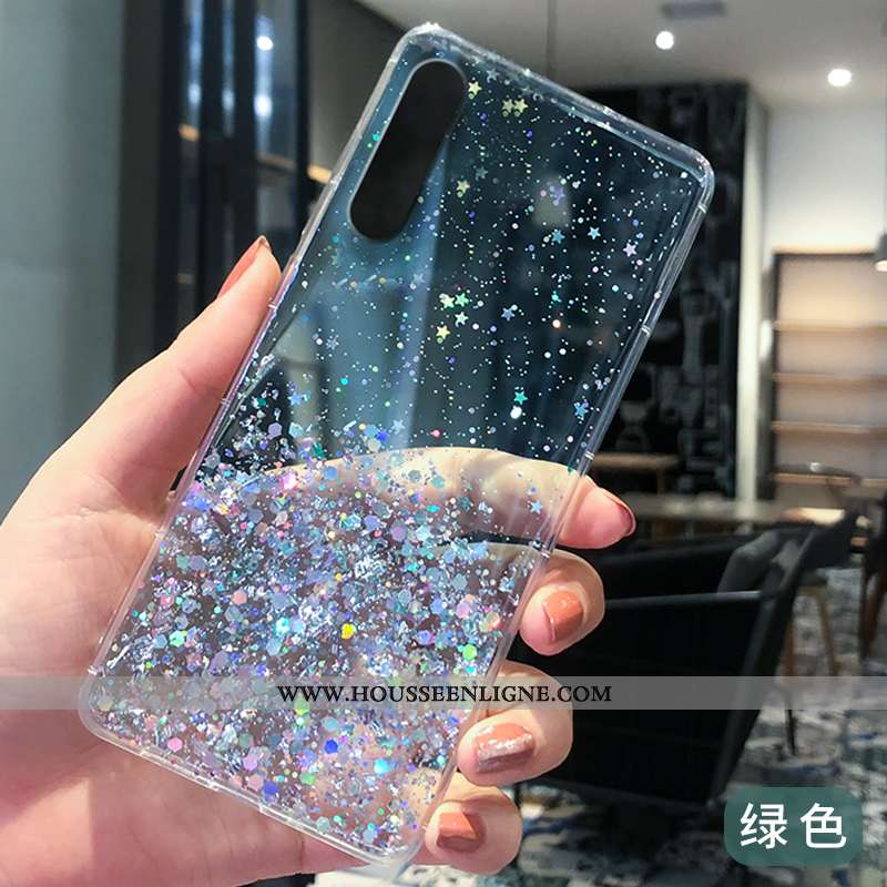 Housse Xiaomi Mi 9 Se Tendance Fluide Doux Luxe Rose Silicone Modèle Argent Violet