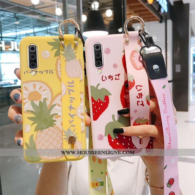 Housse Xiaomi Mi 9 Se Tendance Silicone Téléphone Portable Protection Petit Étui Créatif Jaune