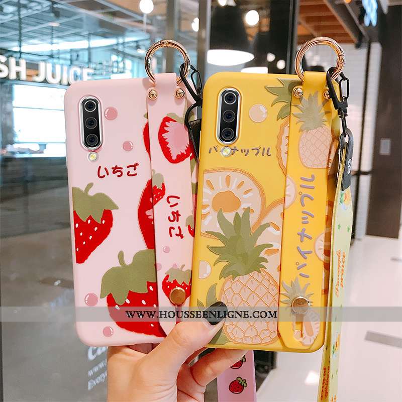 Housse Xiaomi Mi 9 Se Tendance Silicone Téléphone Portable Protection Petit Étui Créatif Jaune