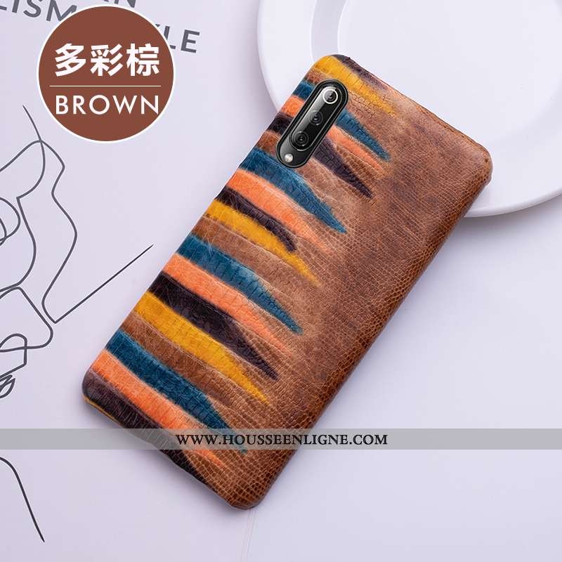 Housse Xiaomi Mi 9 Se Transparent Personnalité Bovins Luxe Qualité Incassable Cuir Jaune