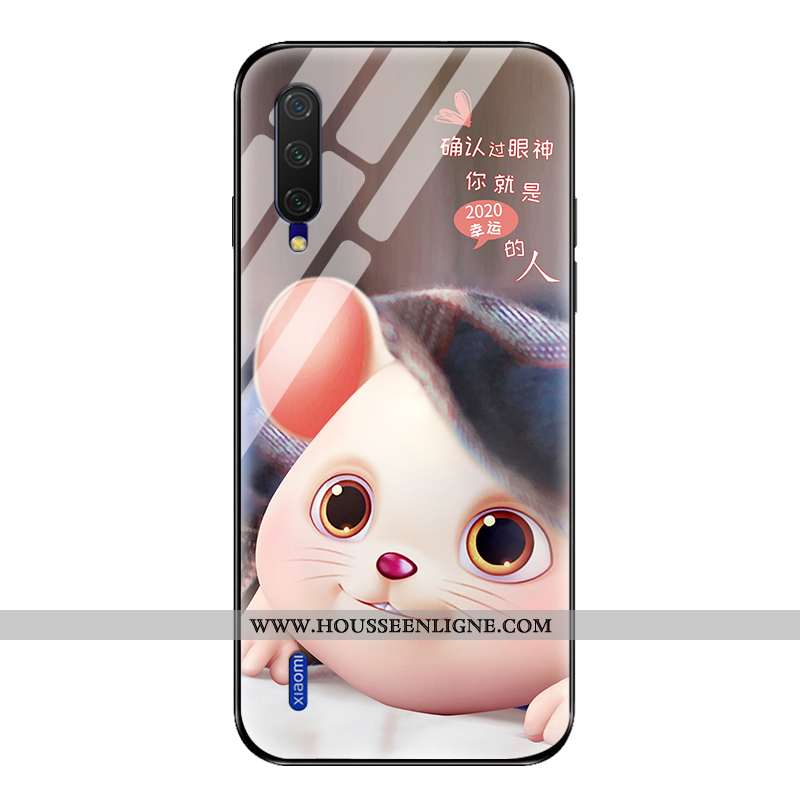 Housse Xiaomi Mi 9 Se Ultra Tendance Tout Compris Nouveau Silicone Créatif Simple Noir